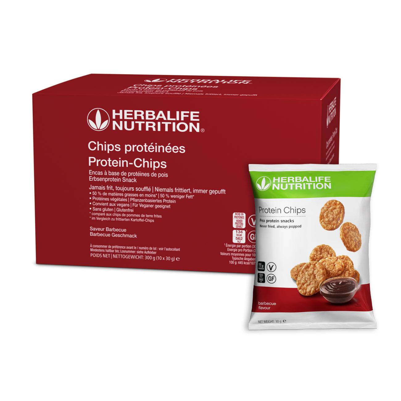 Protein-Chips – Barbecue Geschmack 10 x 30 g