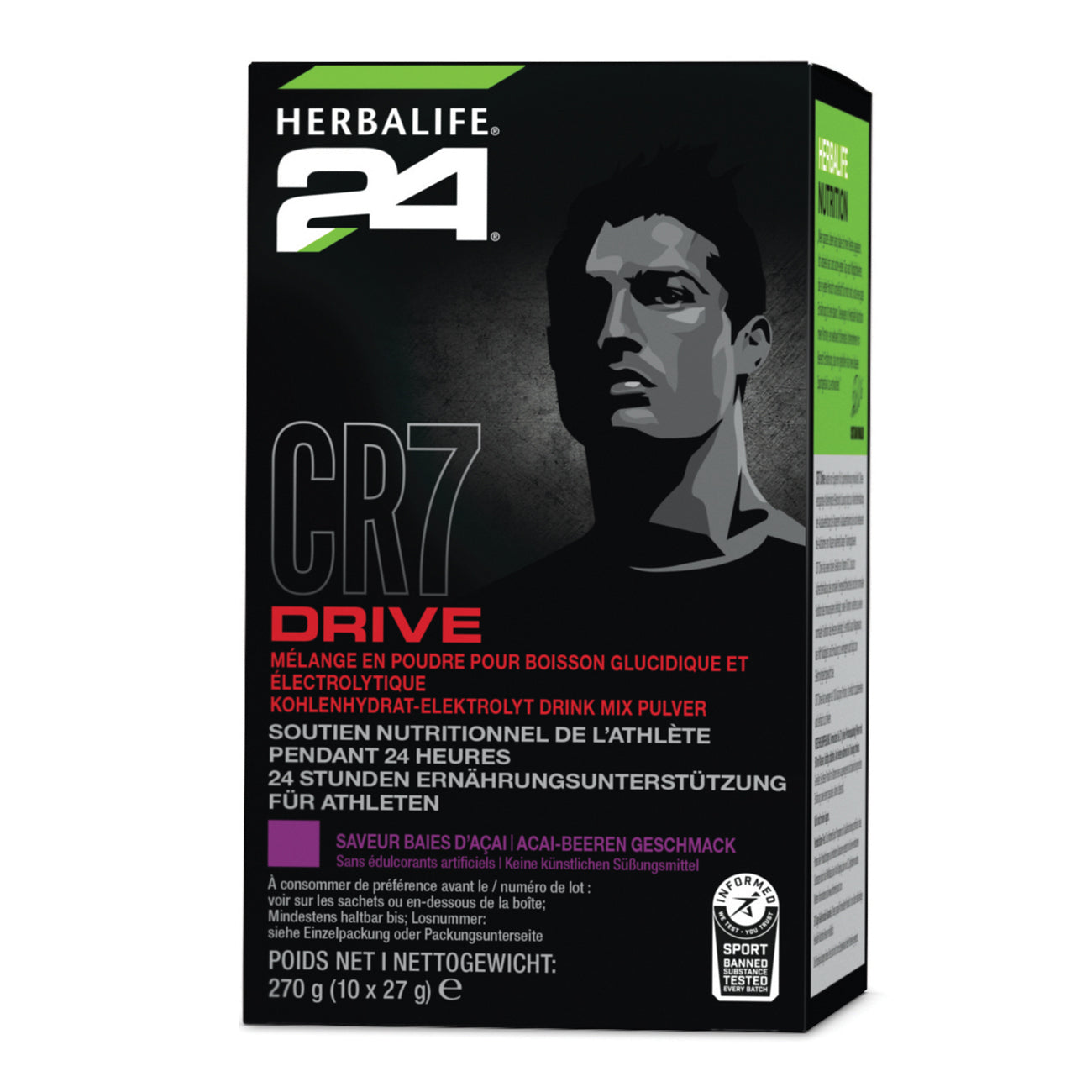 CR7 Drive Acai-Beere, Portionspackungen 10 Portionen