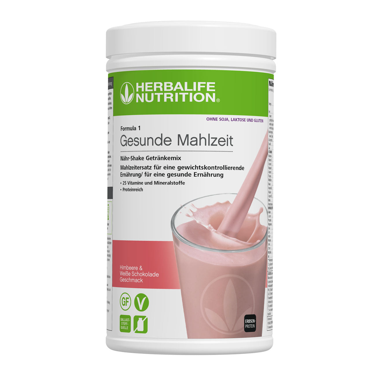 Formula 1 Shake ohne Soja, Laktose und Gluten Himbeere & Weiße Schokolade 500 g