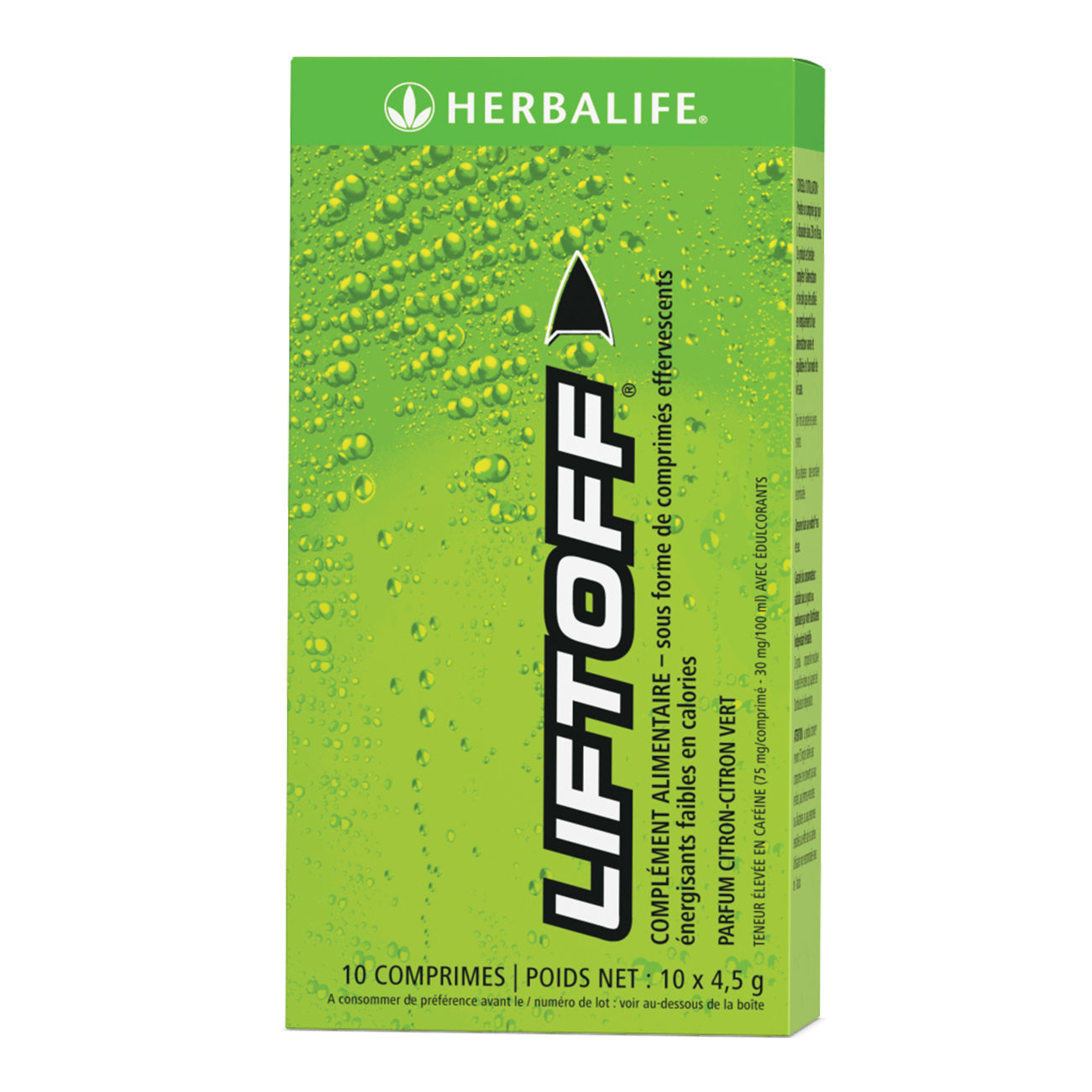 LIFTOFF® Energy-Drink Zitrone-Limonegeschmack 10er Pack